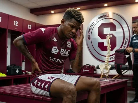 Médico de Saprissa revela la cruda verdad sobre la lesión de Fidel Escobar: "No dimensionan el problema"