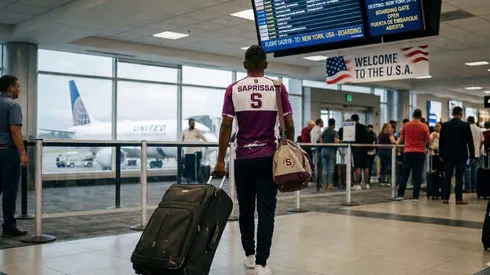 El futbolista se va a préstamo.
