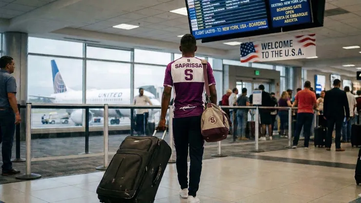 El futbolista se va a préstamo.