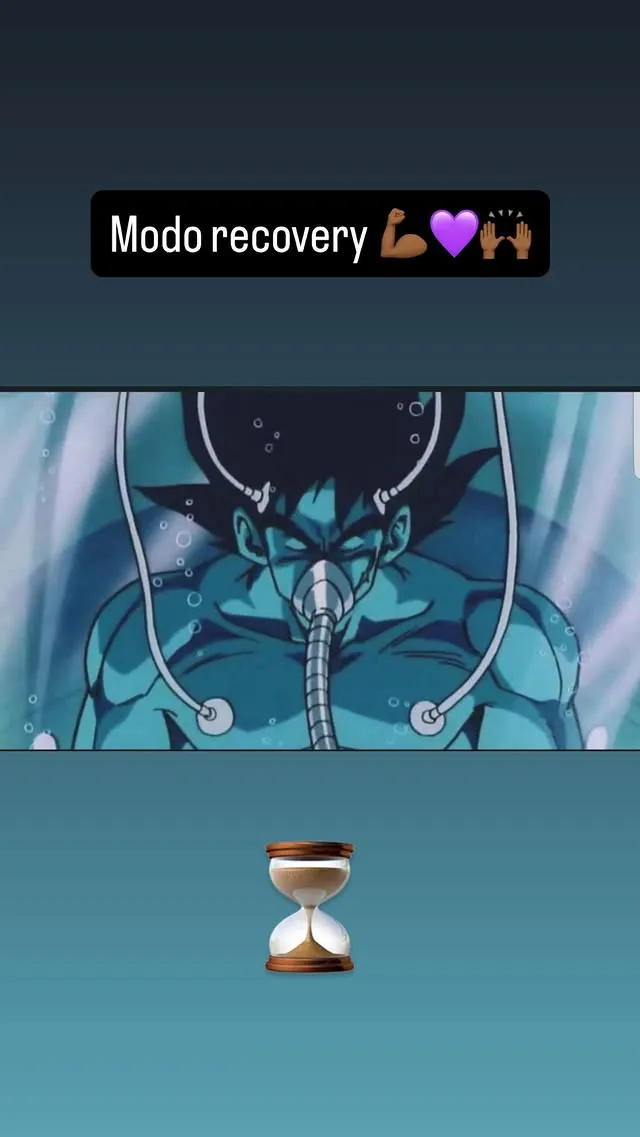 El mensaje de Fidel Escobar (Instagram).