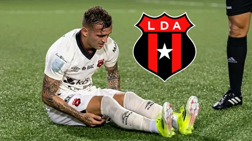 Kenneth Vargas se lesionó ante San Carlos.