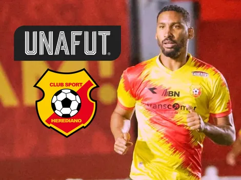 Marcel Hernández recibe la notificación de la Unafut que impacta a Herediano