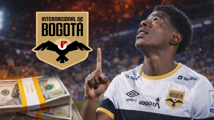 Dereck Moncada tiene contrato con el Inter de Bogotá hasta diciembre del presente año. Foto: ChatGPT.