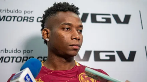 El 9 no pudo convertir en el Fello Meza.
