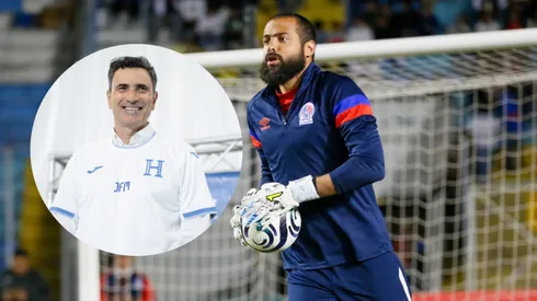 Edrick Menjívar podría aparece en la lista de convocados de José Molina para el amistoso ante Perú. Foto: X Olimpia / FFH.