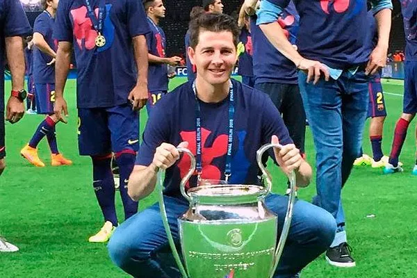 Jesús Casas fue analista de vídeo en el FC Barcelona de Luis Enrique. Foto: Instagram Jesús Casas.