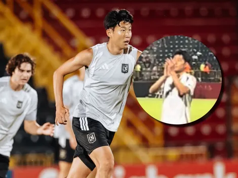 Gran gesto de Son y Lloris con la afición de Alajuelense