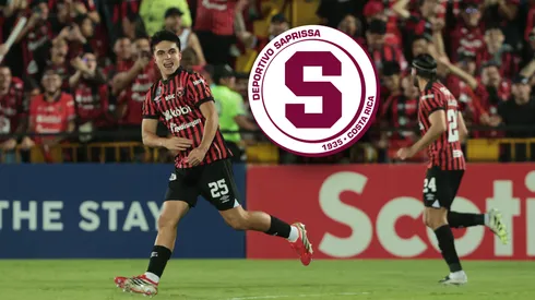 Santiago van der Putten, celebrando el gol que le marcó a Los Angeles FC.