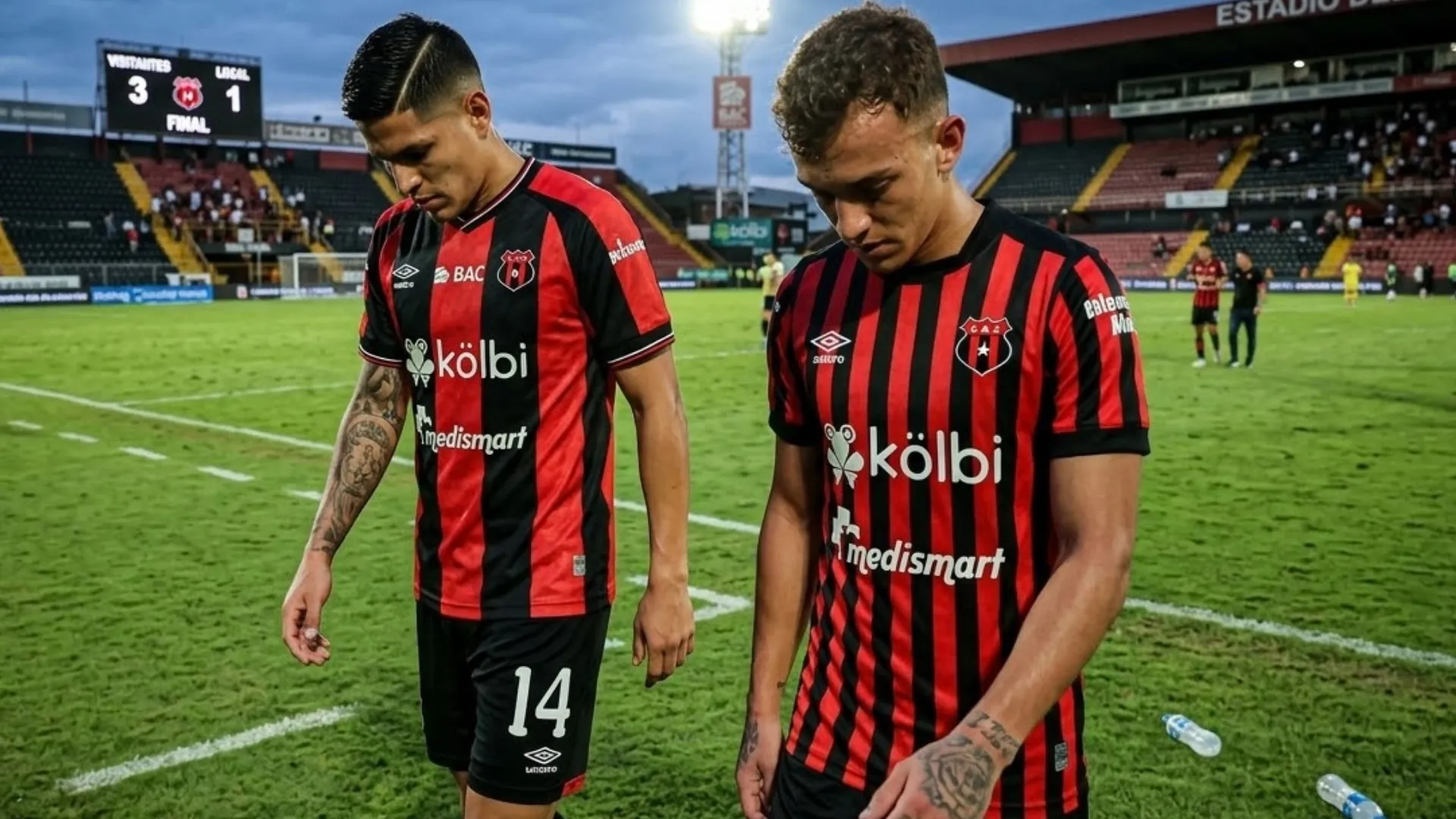 Alajuelense sancionará a Alejandro Bran y Kenneth Vargas.