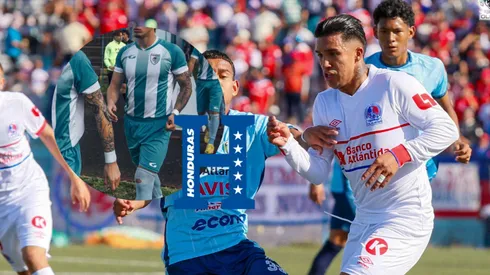 El futbolista hondureño está interesado en jugar en la Liga Nacional y mostrarse para la selección. Foto: X Olimpia.