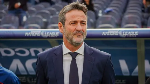 El jugador levanta la mano para estar en el Mundial