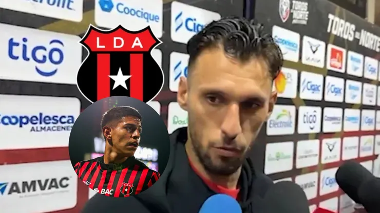 Washington Ortega evitó referirse a Alejandro Bran y señaló el grave error de Alajuelense ante Herediano