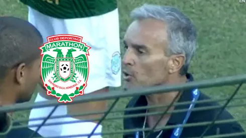 Pablo Lavallén reclamó una roja directa luego que su jugador recibiera terrible falta. Foto: Deportes TVC.