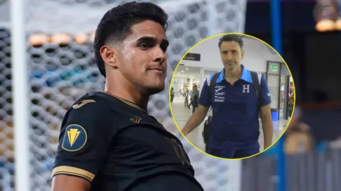 Luis Palma ha sido el primero en llegar a la concentración de Honduras en España.