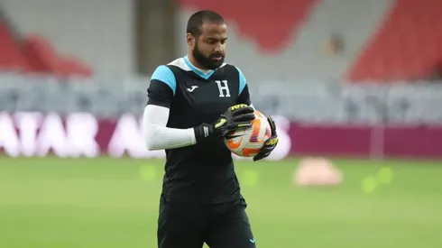 Edrick Menjívar durante un entrenamiento con la Selección de Honduras. Foto: La Prensa.