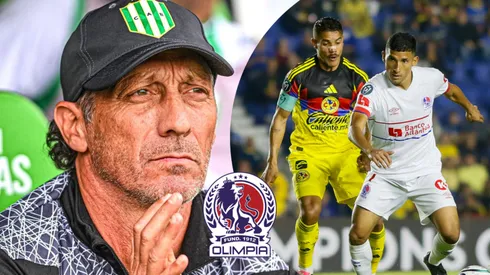 Pedro Troglio admitió que tiene a José Mario Pinto en el radar de Banfield para el mercado que abre en junio. Foto: Banfield / Olimpia.