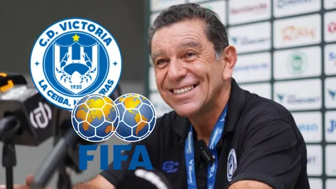 David Patiño dirigió al Victoria de La Ceiba en Honduras, el club tiene una deuda pendiente con el DT. Foto: Victoria.
