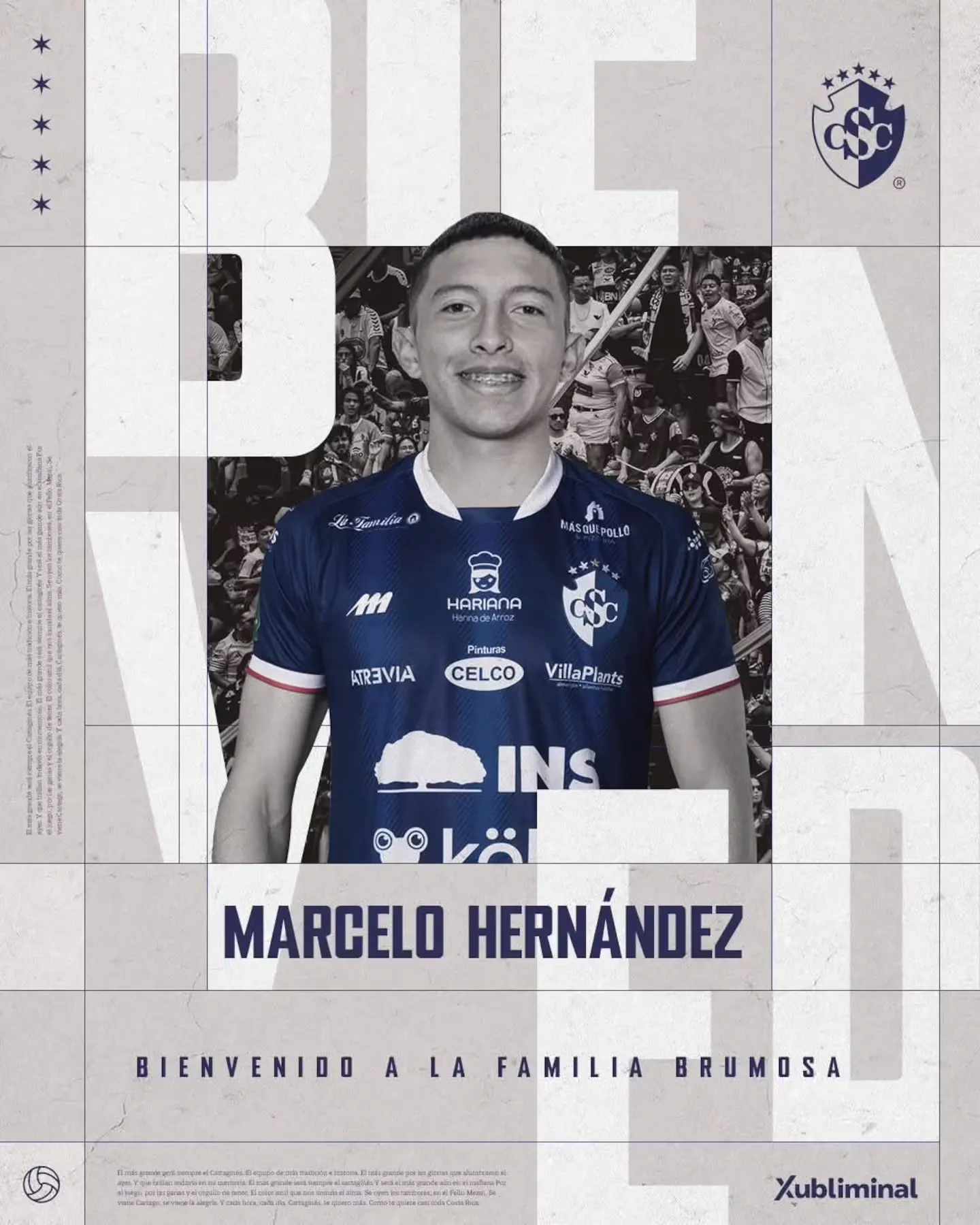Marcelo Hernández ya puede jugar en Cartaginés.