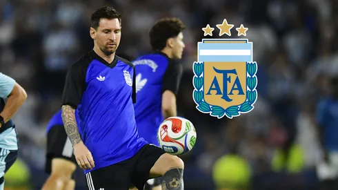 Messi no es titular en Argentina.