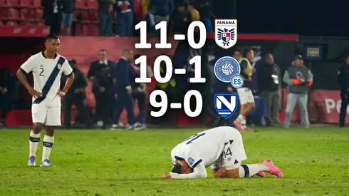 Las 5 peores goleadas que se vieron en Centroamérica.