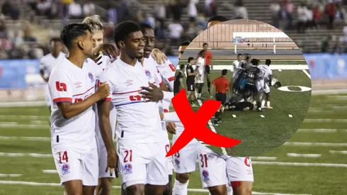 Olimpia se fue ganando 2-0 en la primera mitad ante Motagua. Foto: La Prensa.