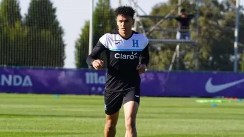 Denil Maldonado estuvo concentrado con la Selección de Honduras en Segovia. Foto: FFH.