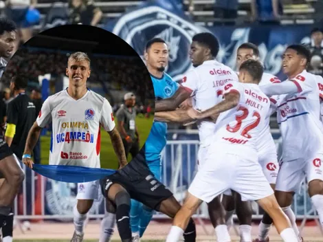 Agustín Mulet rompe el silencio y revela por qué se desató la pelea en pleno Olimpia vs. Motagua