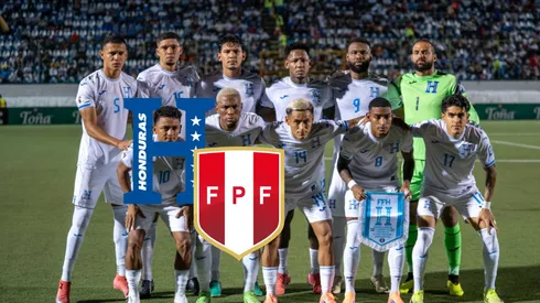 El 11 de la Selección de Honduras durante un juego eliminatorio. Foto: FFH.
