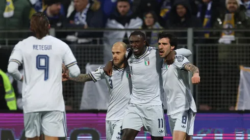 Moise Kean abrió el marcador para Italia.