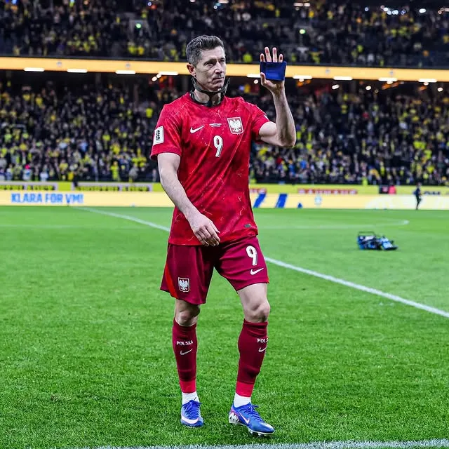 La desgarradora imagen que compartió Lewandowski (Instagram).