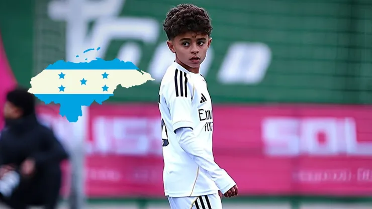 David Sánchez de 12 años se ha convertido en la sensación con las inferiores de Real Madrid. Foto: IG David Sánchez.
