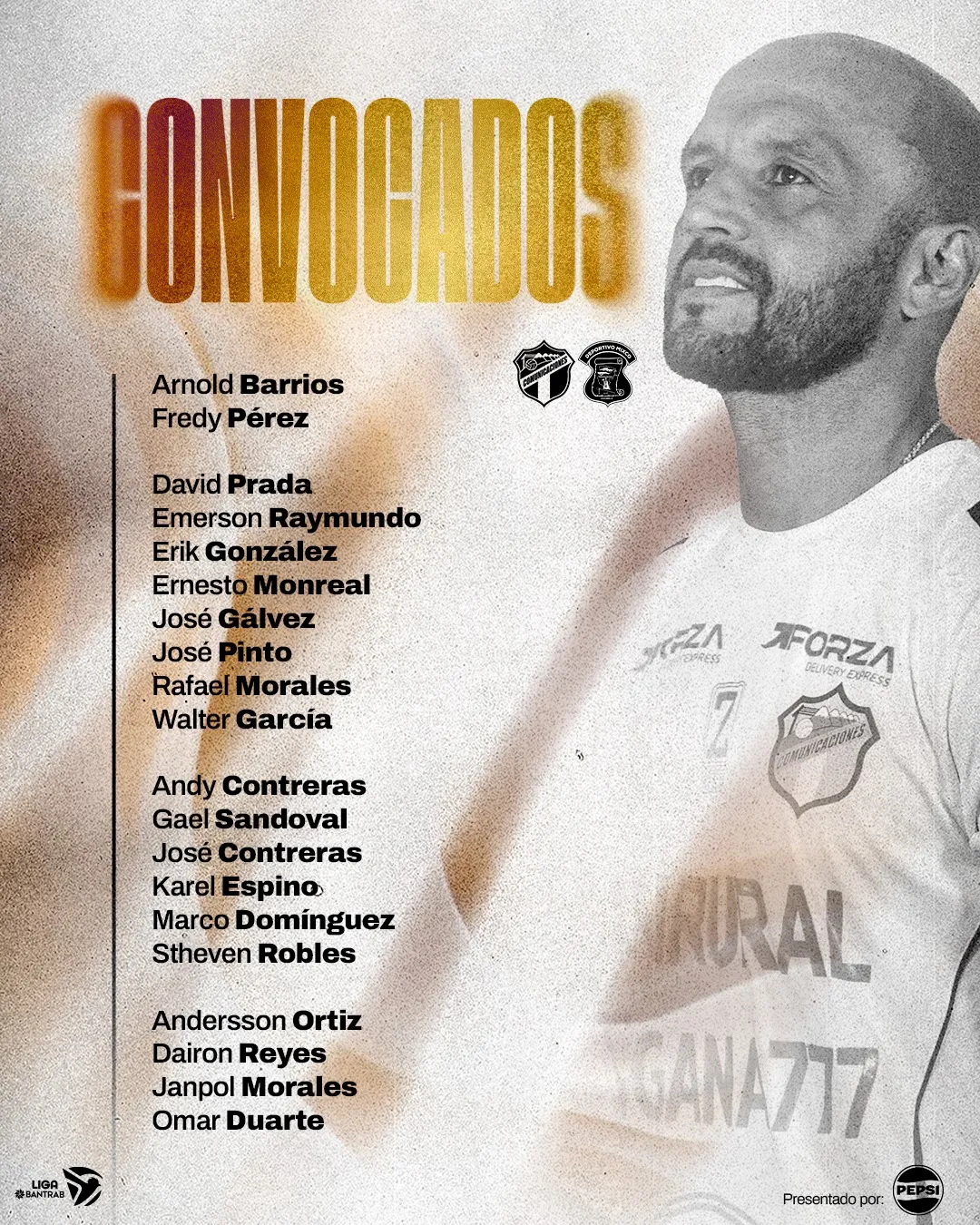 Los veinte convocados por Marco Antonio Figueroa. (Foto: Comunicaciones FC)
