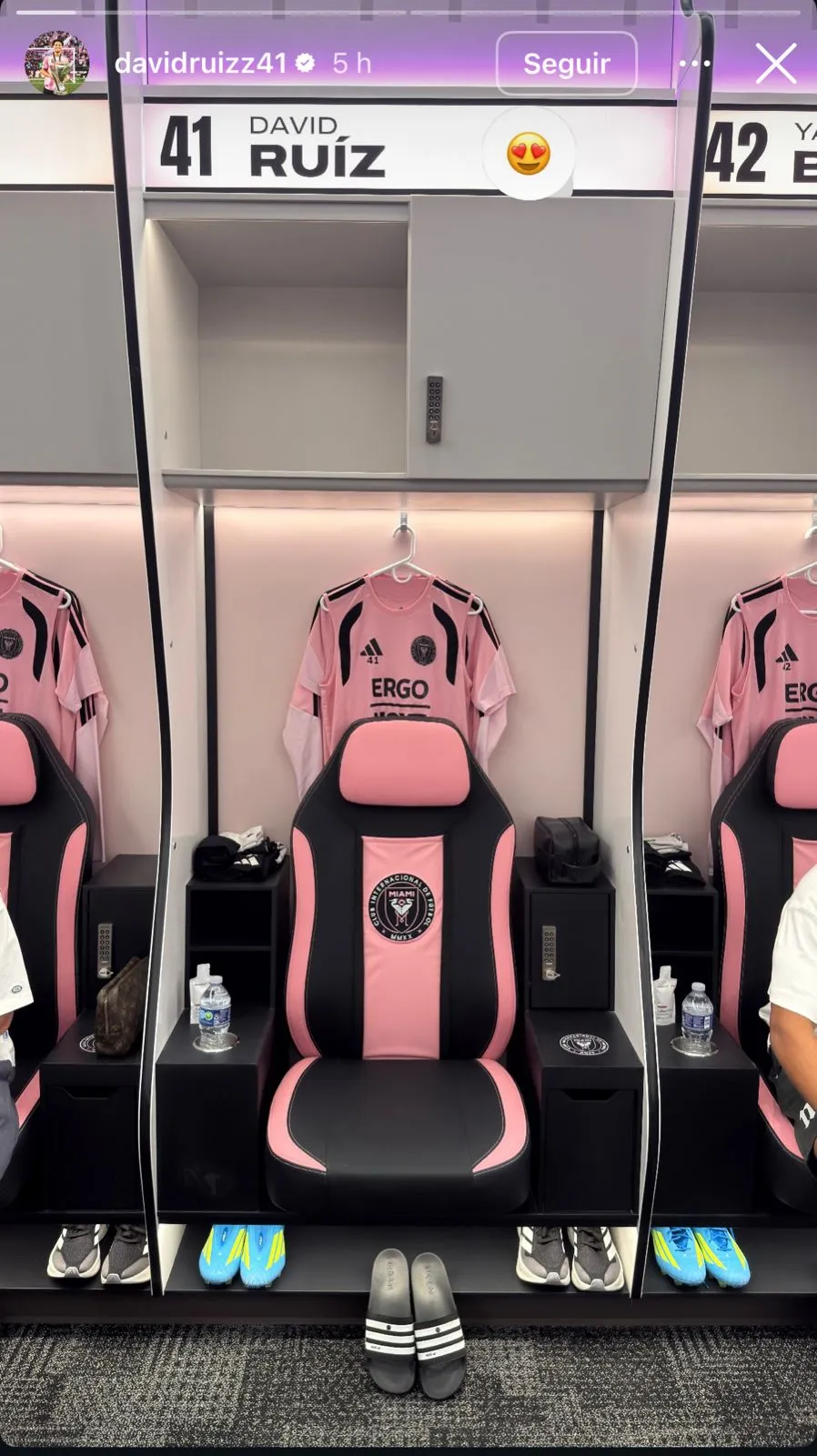 La historia que publicó David Ruiz en su cuenta de Instagram. Foto: Captura de pantalla.