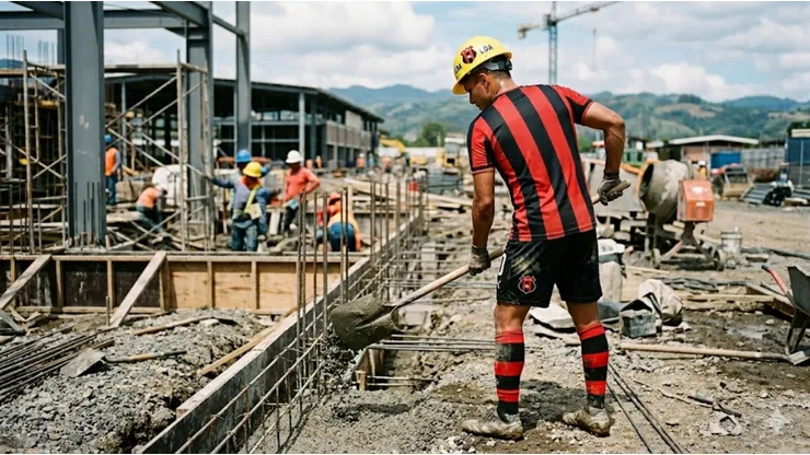 Ex Alajuelense ahora trabaja en la construcción.