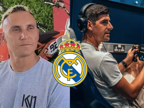 Keylor Navas apuesta por el motocross y Courtois también sorprende
