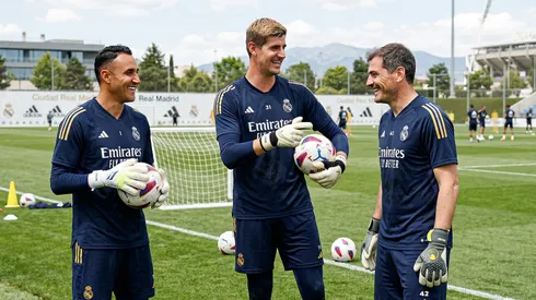 Los tres marcaron historia en la portería del Madrid.