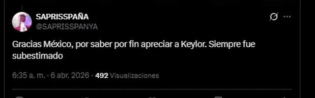 Aficionados en redes sociales sobre Keylor Navas