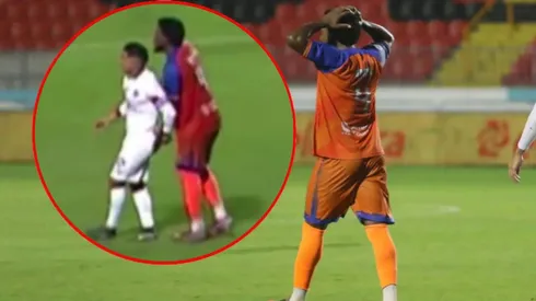 José García se fue expulsado en el partido contra Olimpia.