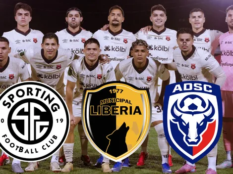 El fixture de Alajuelense, Liberia, San Carlos y Sporting en el cierre del Clausura 2026
