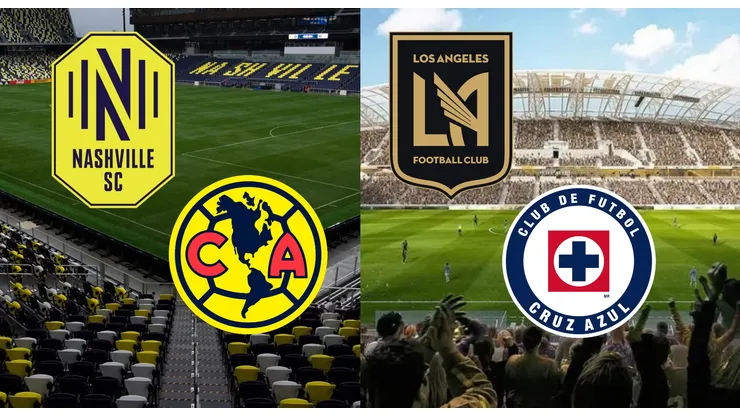 Concachampions: Nashville SC vs. América y LAFC vs. Cruz Azul