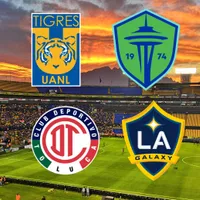 Concachampions hoy: a qué hora y dónde ver Tigres vs. Seattle Sounders y Toluca vs. LA Galaxy