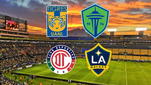 Tigres vs. Seattle Sounders y Toluca vs. LA Galaxy en Concachampions