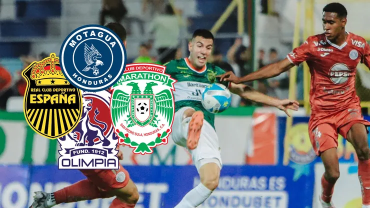 Marathón le arrebató el invicto a Motagua en el Clausura 2026. Foto: X Marathón.