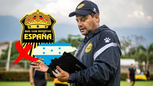 Jeaustin Campos sigue sin definiri su futuro en Real España tras renunciar por polémica arbitral. Foto: X Real España.