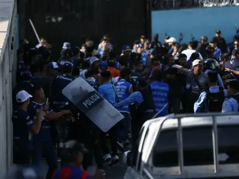 El primer reporte sobre el enfrentamiento entre Olimpia y Motagua