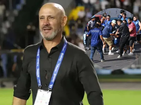 Eduardo Espinel señala a los responsables de los disturbios en el Motagua vs Olimpia