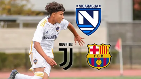 Nicaragua tiene una joya en LA Galaxy que deslumbró a Barcelona y Juventus.