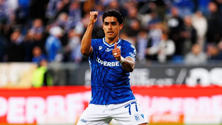 Luis Palma anotó en el empate del Lech Poznan ante GKS Katowice. Foto: Transfery.