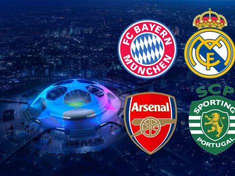 A qué hora y dónde ver Bayern Munich vs. Real Madrid y Arsenal vs. Sporting Lisboa