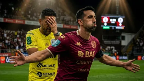 Mariano Torres se burla de Leonel Moreira.